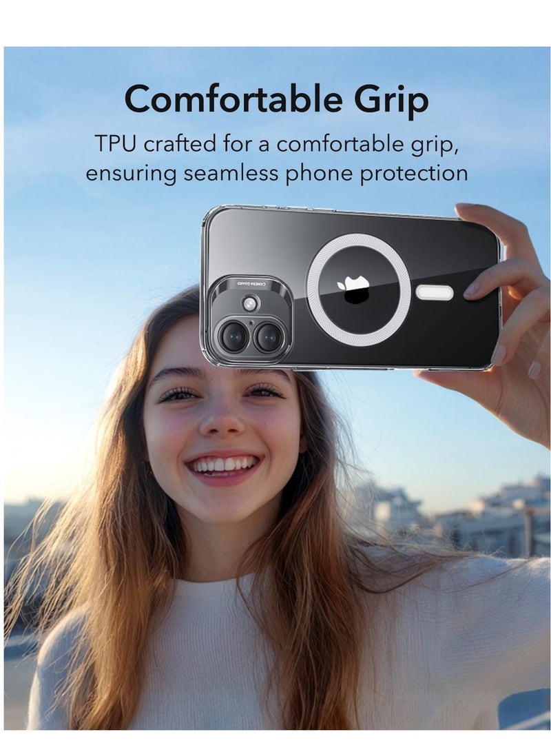 ELTRAZONE iPhone 16 Case – MagSafe Compatible, Shockproof Thin Cover with Camera Protection, Scratch and Yellowing Resistant – Clear (Zero Series) - Image 4