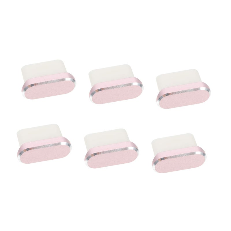 USB C Port Plugs 6 Pack Charging Port Protectors Plastic And Metal Dust Plugs - Image 2