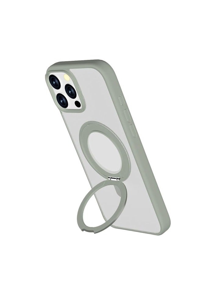 بروتيكت غطاء MagSafe غير اللامع (Fume) لجهاز iPhone 16 Pro Max باللون البلاتيني من PROTECT FMSIP16PMPLT. - Image 2