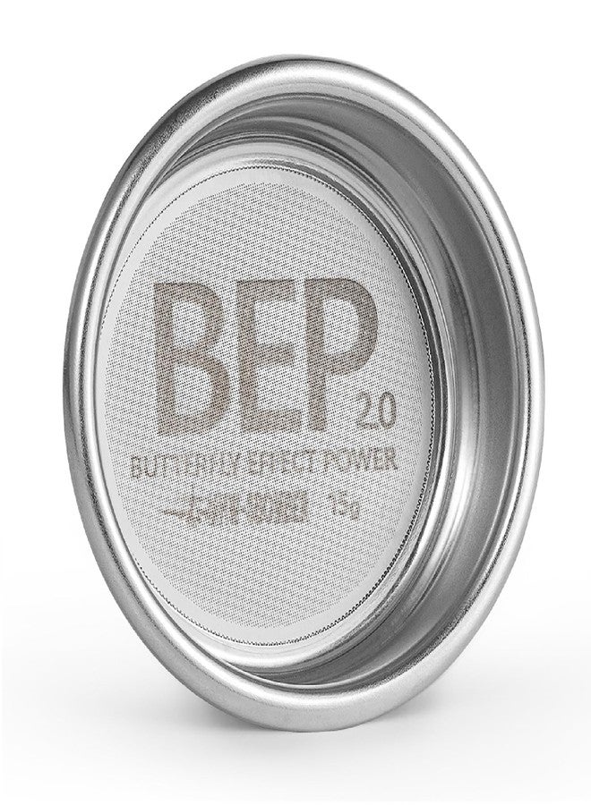 MHW-3BOMBER سلة تصفية إسبريسو MHW-3BOMBER 54 مم، 15 جرام، سلة تصفية بورتافيلتر من الفولاذ المقاوم للصدأ مزدوجة الطبقة عالية الدقة تناسب معظم بورتافيلتر/تمبر 54 مم، مزخرفة، FB5583 - Image 1