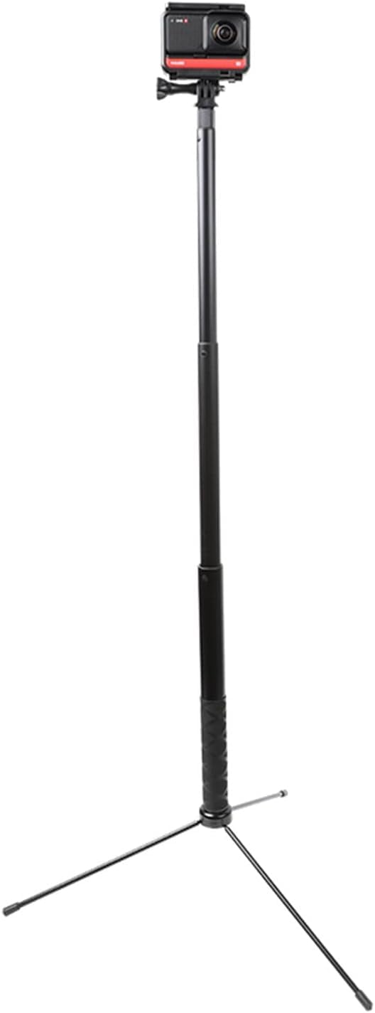 SHOPEE Long 44nch Invisible Selfie Stick Compatible with Insta360 ONE X4, X3, X2, X, Insta360 ONE R, RS, Insta 360 Camera 1/4" /Hero 12/11/10/9, SJCAM, and Other Action Cameras Extended Monopod Pole - Image 3