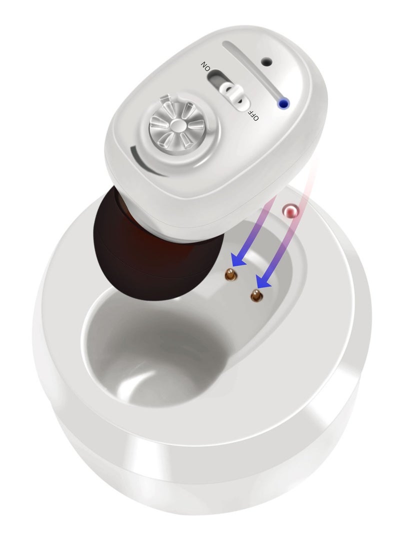 Britzgo - Hearing Aid Micro Rechargeable Wireless Hearing Aid Amplifier For The Elderly Mute Anti-slip Noise Reduction - Image 1