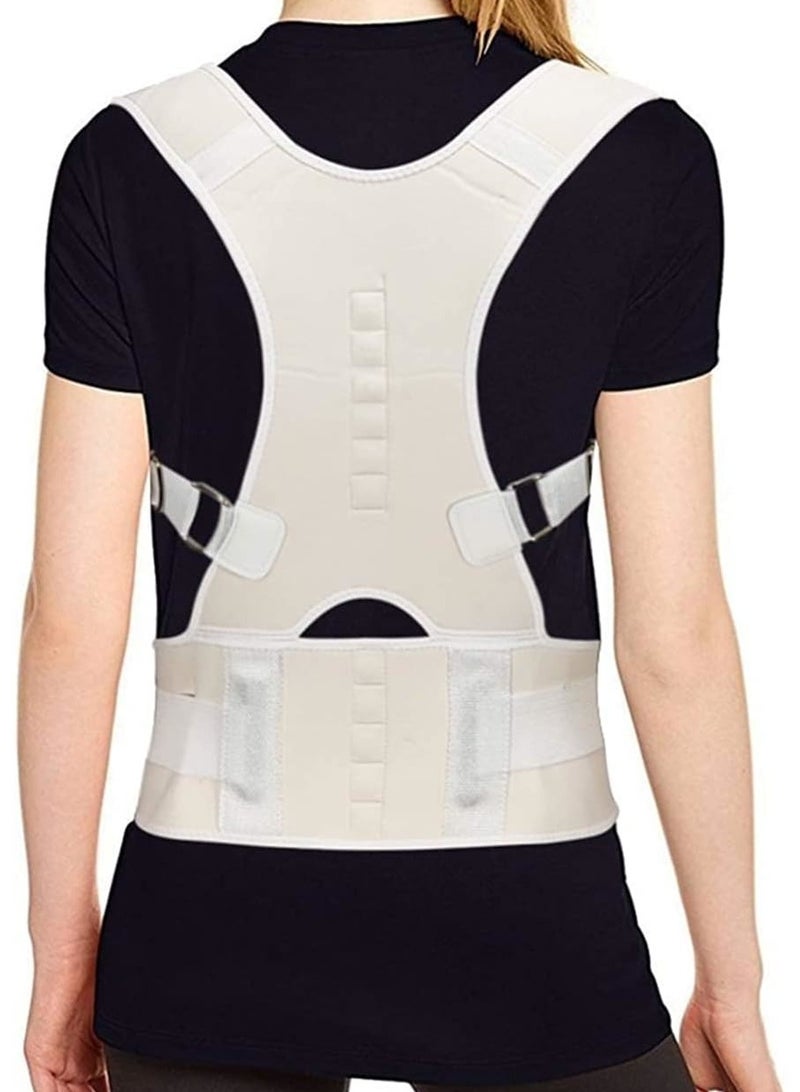 ARINA Medical Corset Corrected Texture and Back XXL Size For Men And Women Comfortable White Color And No Pain  - Image 3