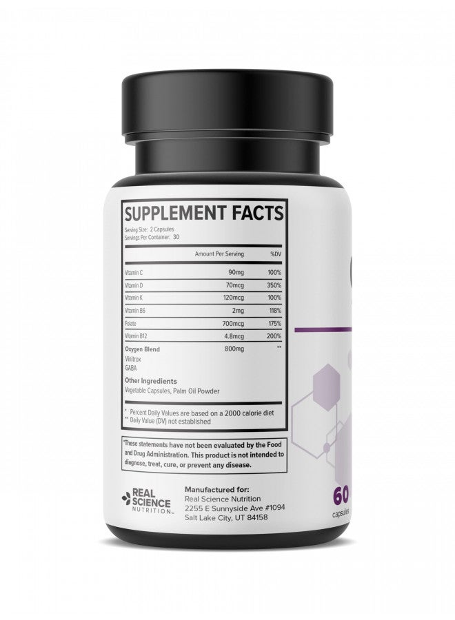 Real Science Nutrition Real Science Nutrition Offers Oxygenate Miracle - Formulated for Lung Support, Helps Relieve Symptoms of Low Oxygen Such as Shortness of Breath, Rapid Heart Rate, Snoring, Wheezing, and Others  - Image 3