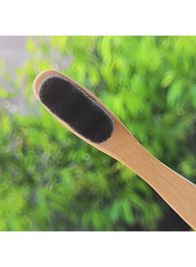 EasyHonor Extra Soft Toothbrush, Biodegradable Bamboo Toothbrush with Micro-Nano Ultra Soft 20,000 Bristles, BPA-Free, Natural, Eco-Friendly, 4-Pack for Adults… - Image 4