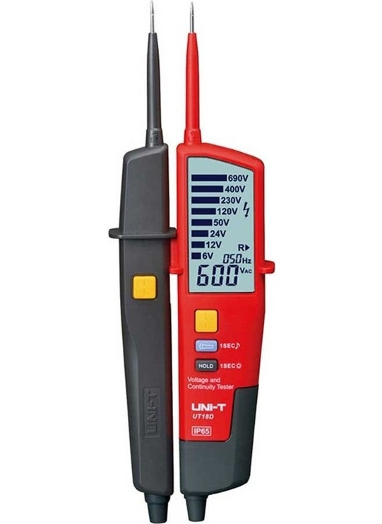 UniT UT18D LCD Digital Voltage Continuity Tester  - Image 1