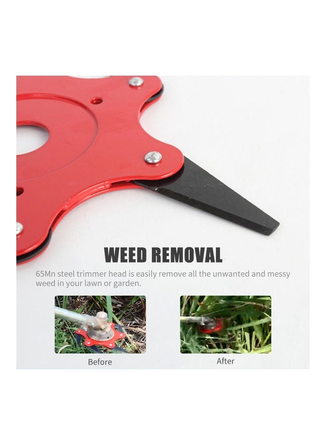 NIBEMINENT Trimmer Head Brush Cutter Outdoor Lawn Orange/Black - Image 3