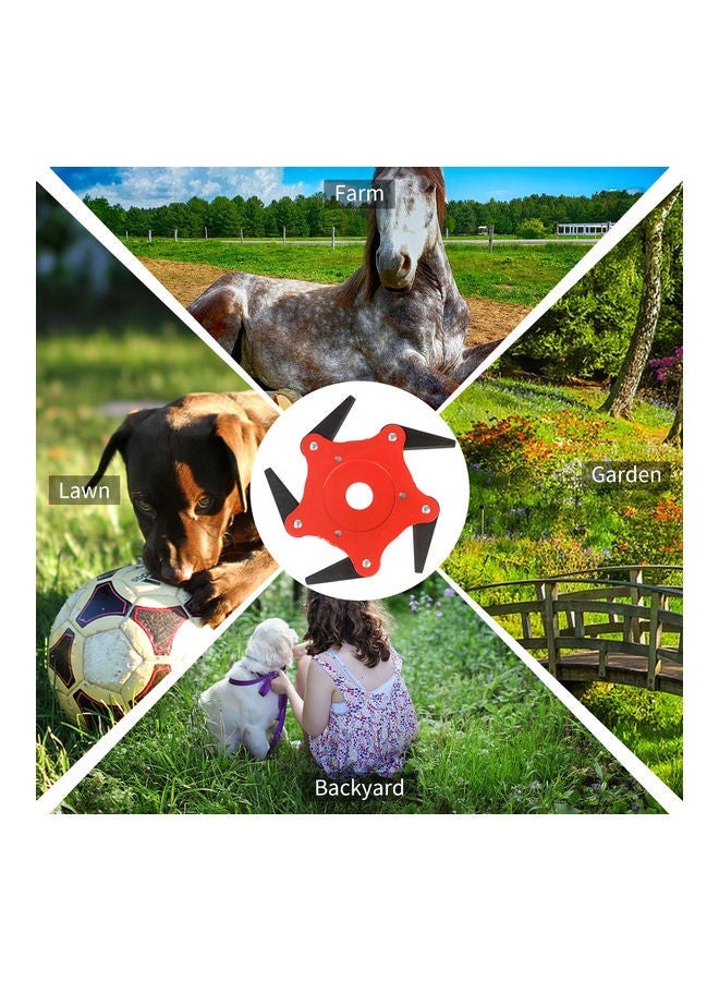 NIBEMINENT Trimmer Head Brush Cutter Outdoor Lawn Orange/Black - Image 5