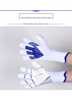Sthxyfaith Football Gloves for Kids Goalkeeper Gloves, Football Gloves for Boys, Girls and Juniors Football Gloves for Training and Game, Non-Slip Wrist Cover, Size 9yards  - Image 4