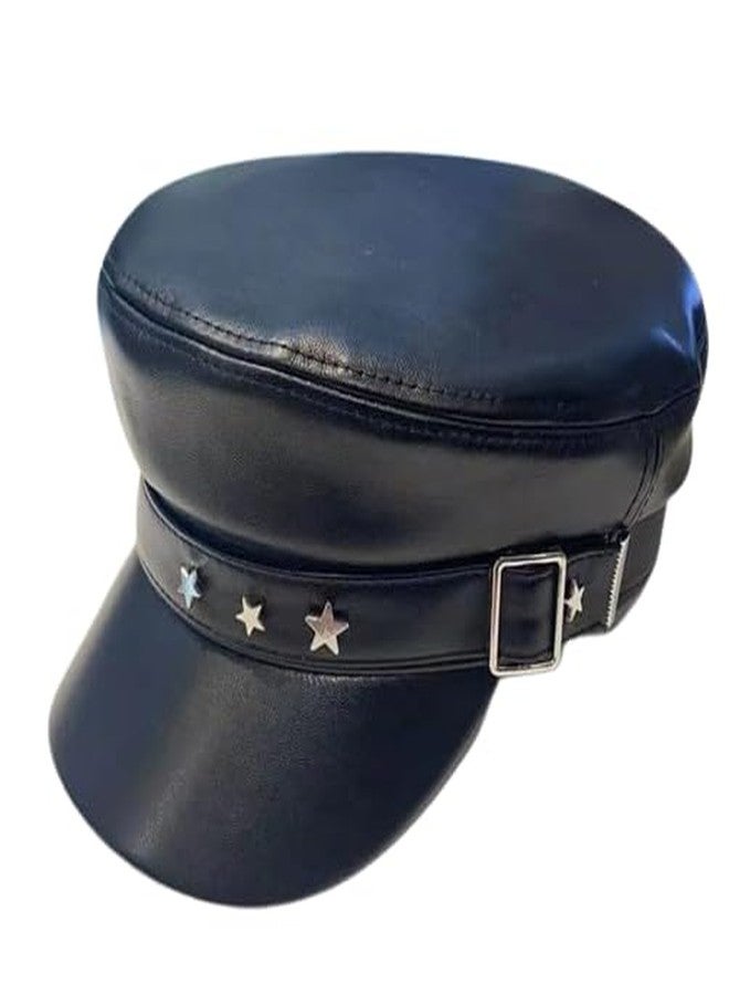 Handcuffs قبعات الأصفاد العسكرية من القطن قبعة كاسكيت قبعة عادية للرجال والنساء (أسود) - Image 1