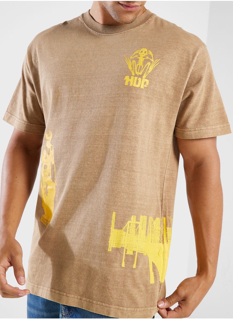 HUF - Loosies Washed T-Shirt - Image 1