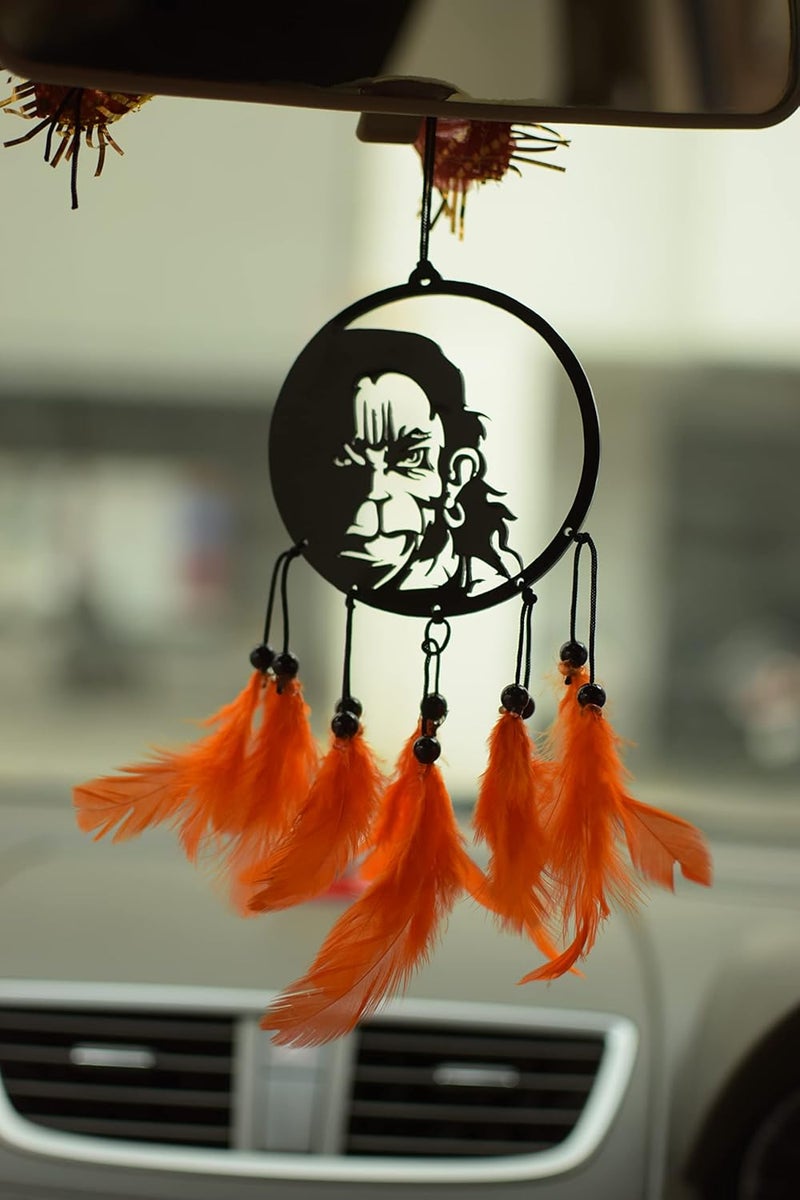 GLNRM Car, Home, Window & Garden for Positive Vibes for Decorative Car Hanging Ornament Dream Catchers (Hanuman) - Image 5