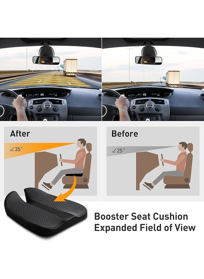 Car Seat Cushion，Car Seat Cushions for Driving，Equipped with Anti Slip Bottom and Adjustable Straps，Removable，Comfortable and Breathable,for Tailbone Pain Lower Back Pain Relief - Image 4