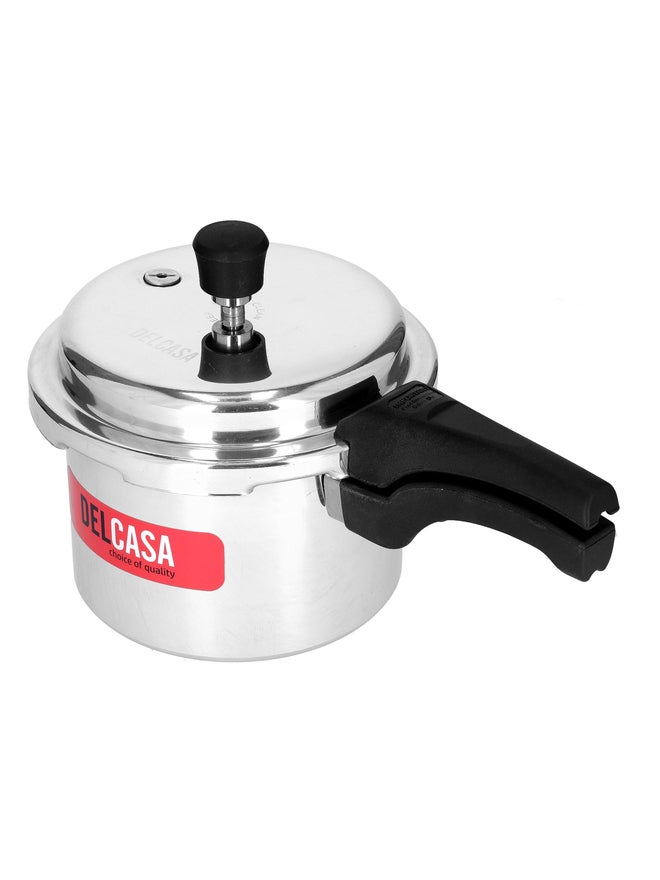 DELCASA طباخ ضغط ألمنيوم ديلكاسا مع غطاء خارجي - Image 4