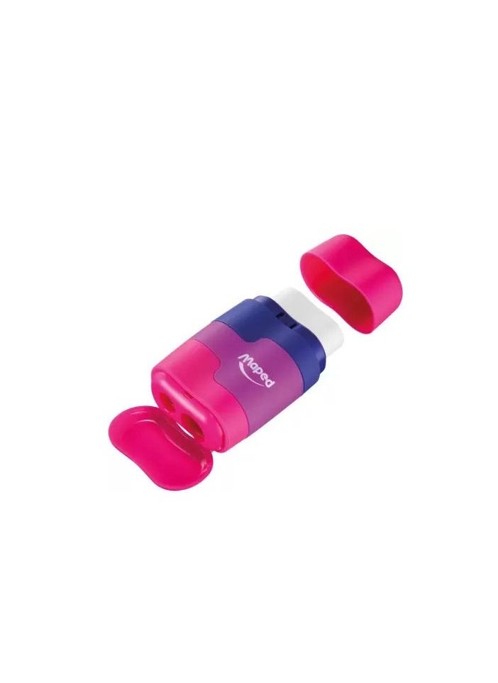 Connect Eraser And Sharpener Combo Multicolour
