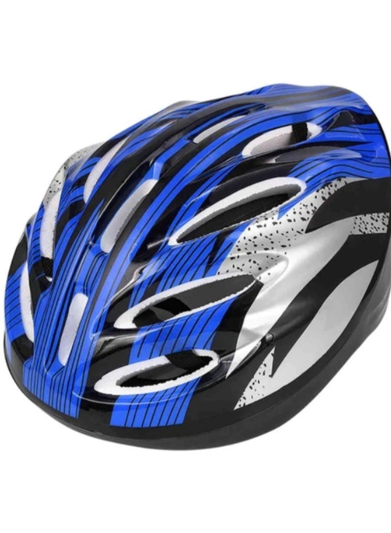 Huitich Skating Helmet Thick Sponge Inner Pad Protection Blue - Image 1