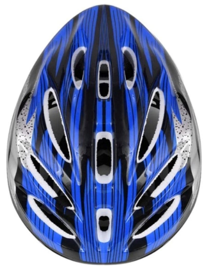 Huitich Skating Helmet Thick Sponge Inner Pad Protection Blue - Image 3