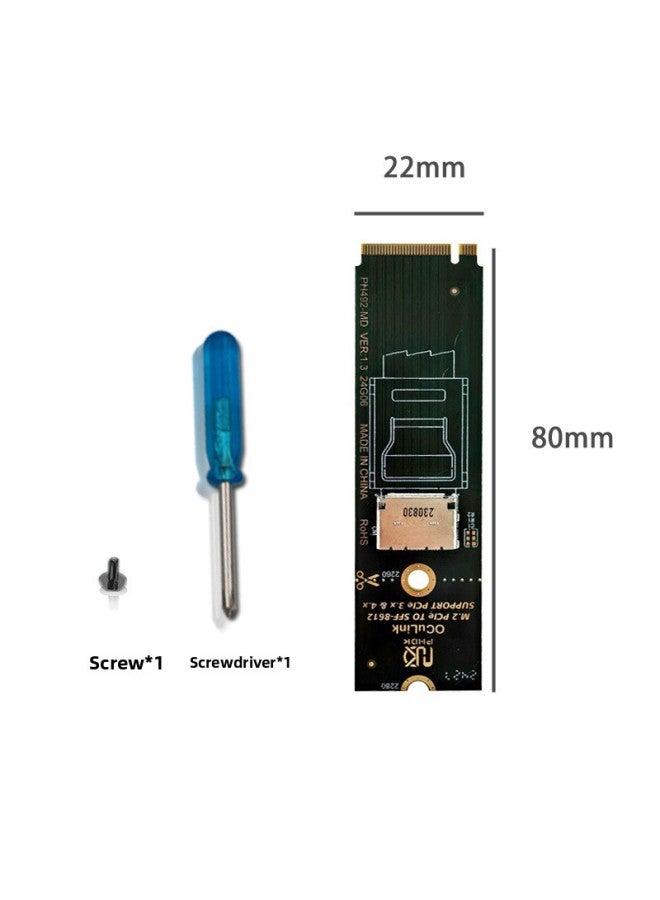 Oculink SFF-8611 SFF-8612 Ngff M.2 Mkey Nvme PCIe Riser Card 492MD-Color:PH492-MD - Image 4
