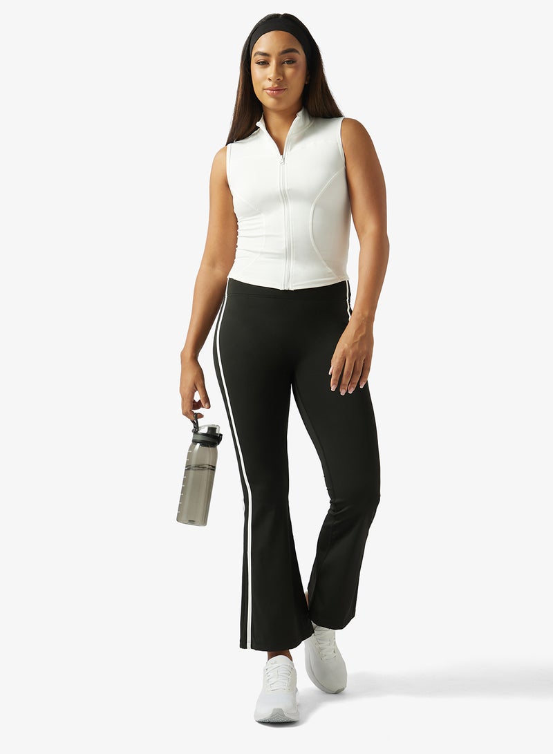 FRWD Seamless Body Contour Zip Up Sleeveles Top - Image 4
