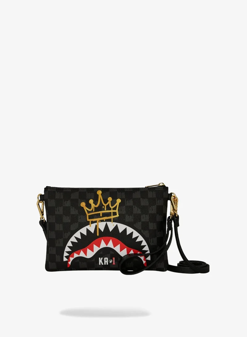 CROWN DRIP CHECK x KA1 CLUTCH BLACK