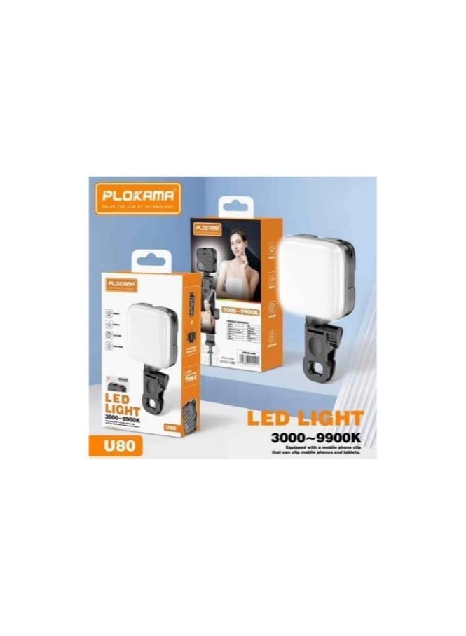 Plokama U80  Portable  LED Light Photography Lamp Video Light - Image 2