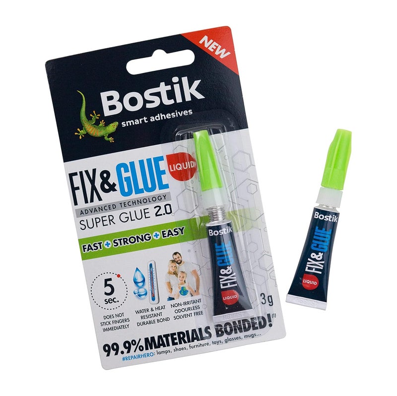 Bostik Fix & Glue Ultra-Strong Super Glue 3g - Image 3