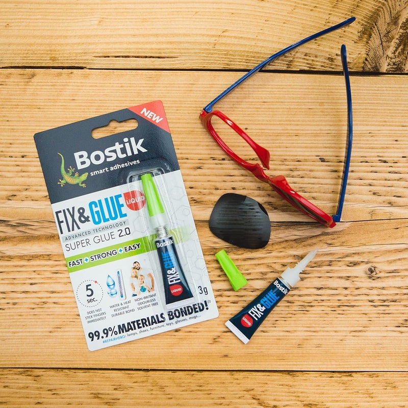Bostik Fix & Glue Ultra-Strong Super Glue 3g - Image 4