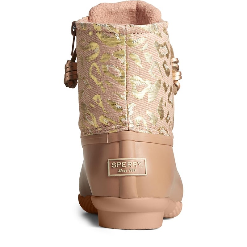 Sperry Women's Saltwater Seasonal Rain Boot, Rose Leopard, 7.5 - Image 3
