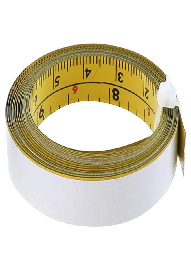 heyous Metal Measuring Tape Self-Adhesive T-Track Scale Woodworking Measuring Tools 3 Meter Long 13mm Wide (Left-Right Reading) - Image 1