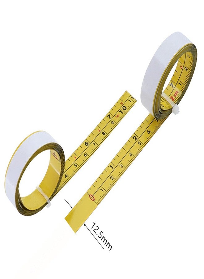 heyous Metal Measuring Tape Self-Adhesive T-Track Scale Woodworking Measuring Tools 3 Meter Long 13mm Wide (Left-Right Reading) - Image 3