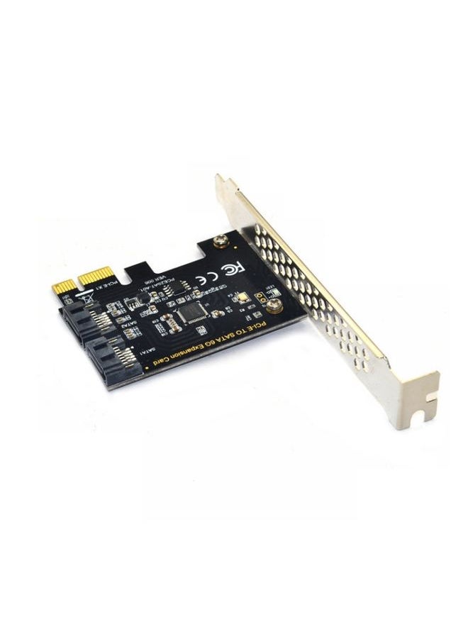 BURAQ PCE2SAT-A01 PCI-E 1X To SATA3.0 Expansion Card 6 Gbps Transfer Card  - Image 2