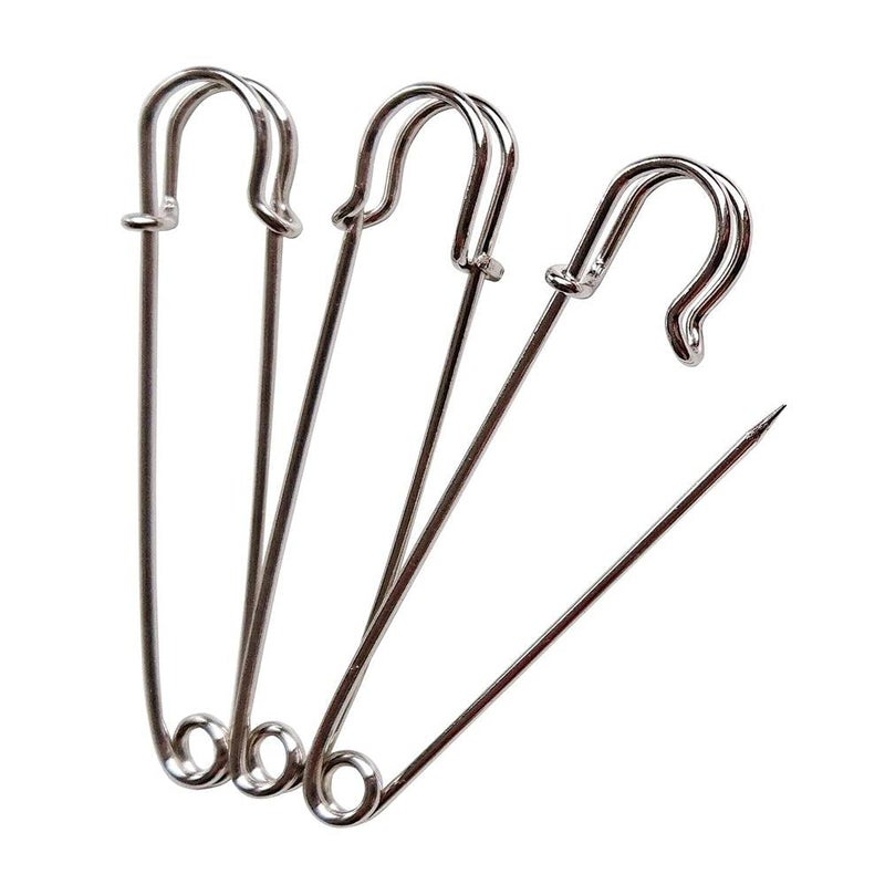 DIY Crafts CT-DIY-HI-32241 Nickel Plated, Rust-Resistant Steel Set Sewing Accessories Kit Safety Pins for Baby Clothing, Arts and for - Image 1