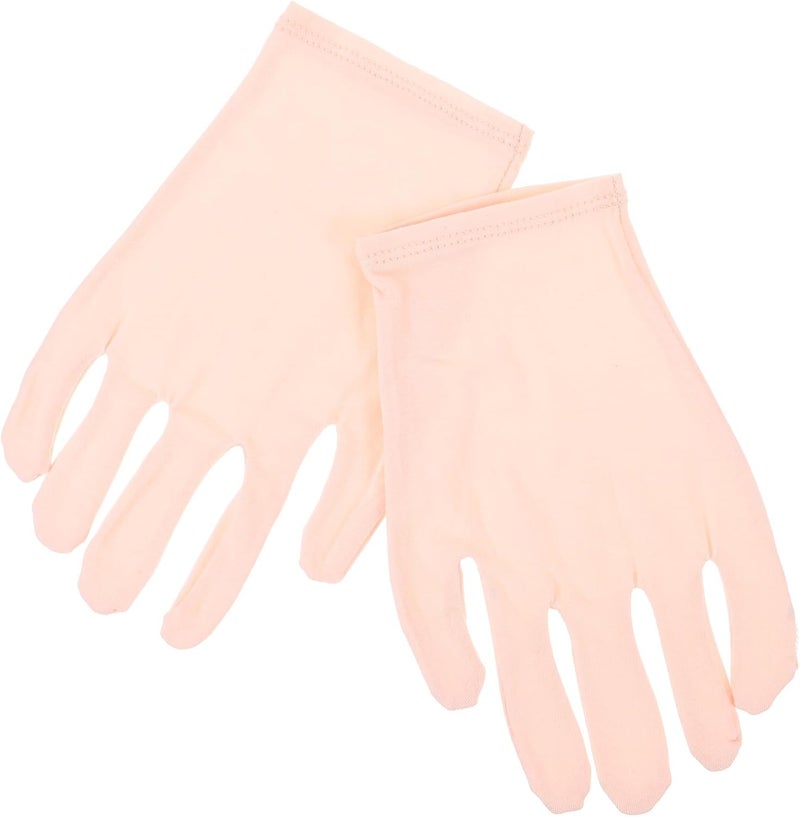 Breathable Moisturizing Gloves for Dry Rough Hands Lightweight Overnight Hand Treatment Sleeves for Women Soft Cotton Charcoal Fiber Spa Gloves for Sensitive Skin Easy Wear and - Image 1