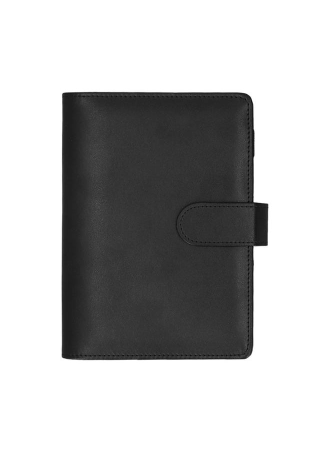 Thoraya - A6 Budget Binder Portable PU Leather Cover A6 Binder Planner with Zipper Bag Label Paper for Office School - Image 1