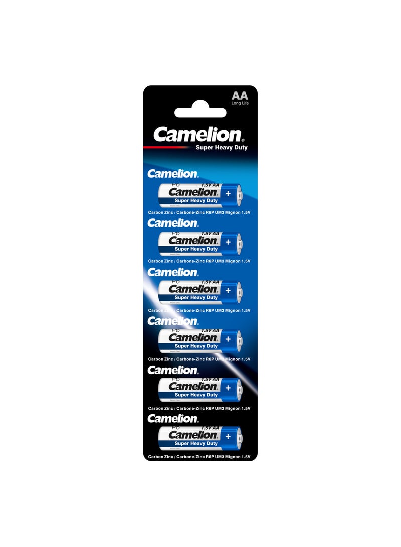 كاميليون Camelion Super Heavy Duty Batteries R03P-AAA-6pc - Image 2