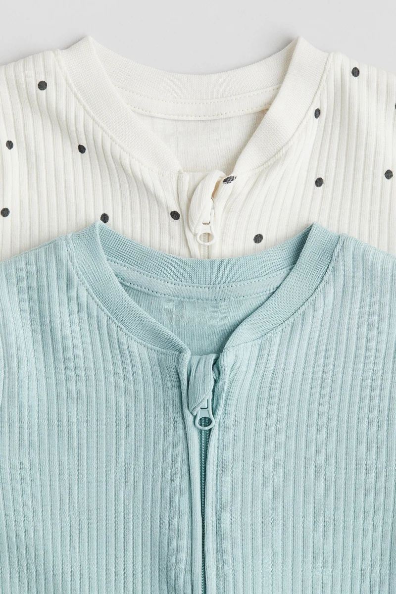 H&M 2-pack patterned cotton pyjamas