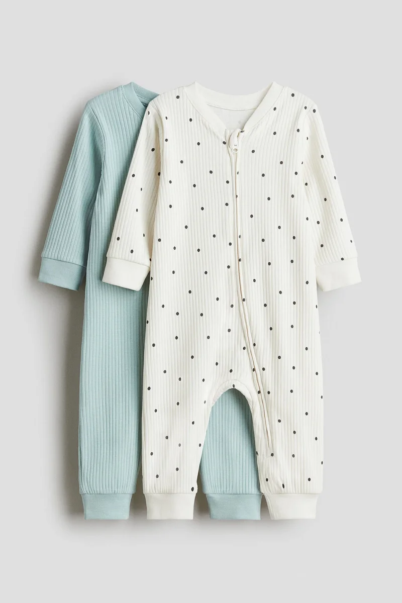 H&M 2-pack patterned cotton pyjamas