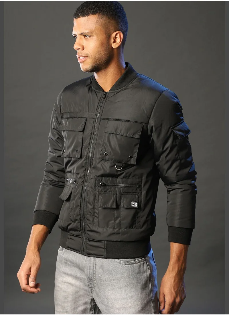 Campus Sutra Side Pocket Jacket