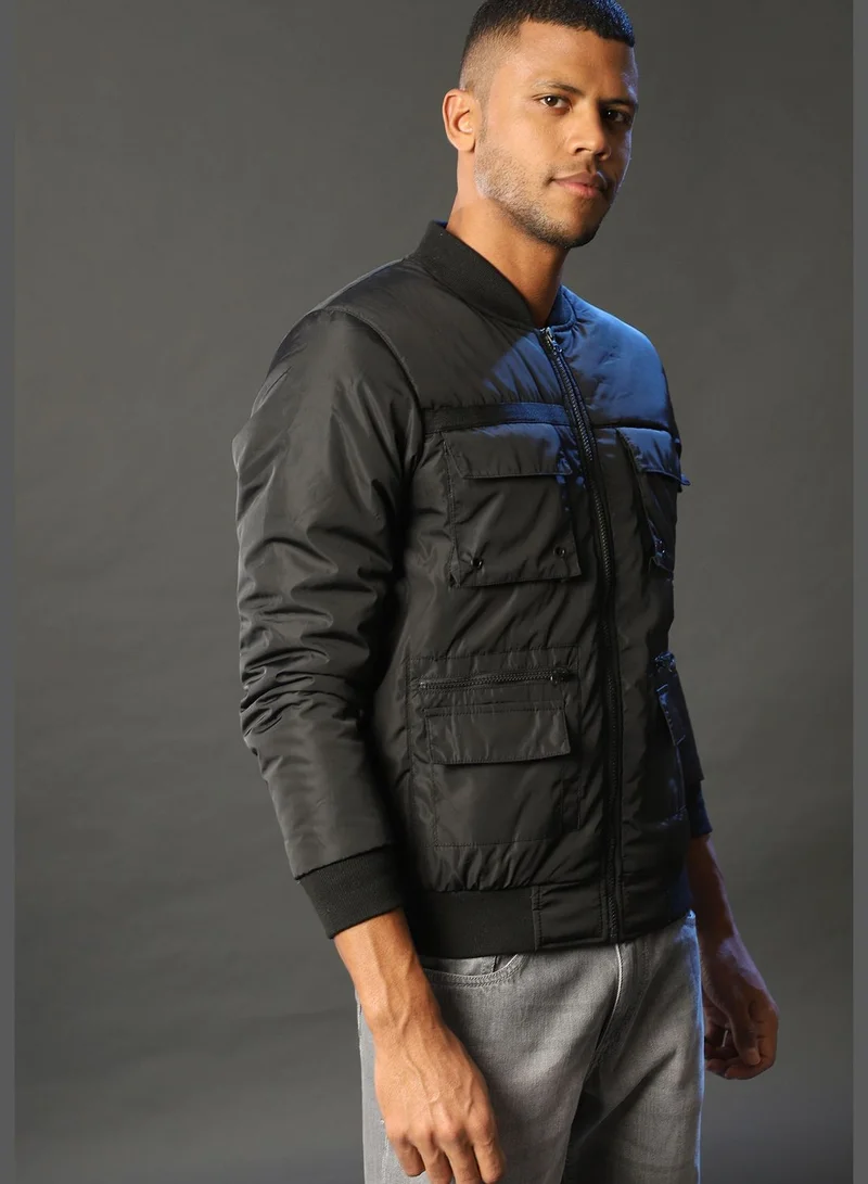 Campus Sutra Side Pocket Jacket