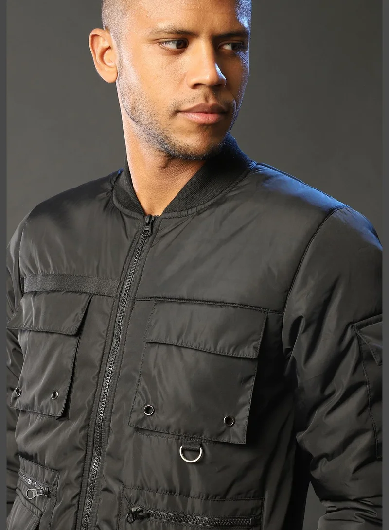 Campus Sutra Side Pocket Jacket