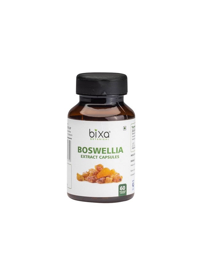 bixa BOTANICAL Ayurvedic Natural Herbal Supplement Boswellia Serrata Extract Pure Premium Quality 65% Boswellic Acid (450 Mg 60 Veg Capsules) | Better Bone Health - Image 1