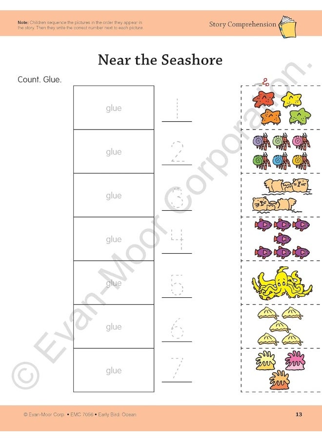 Early Bird: Ocean, Age 4 - 5 Workbook  - Image 2