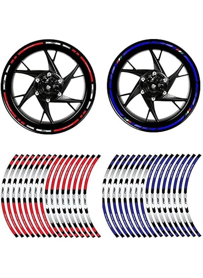 Generic 48Pcs 17/21inch Motorcycle Rim Stripes Decals, Strips Motorcycle Wheel Stickers Car Reflective Rim Tape Motorbike Bicycle Auto Decals Universal  - Image 3
