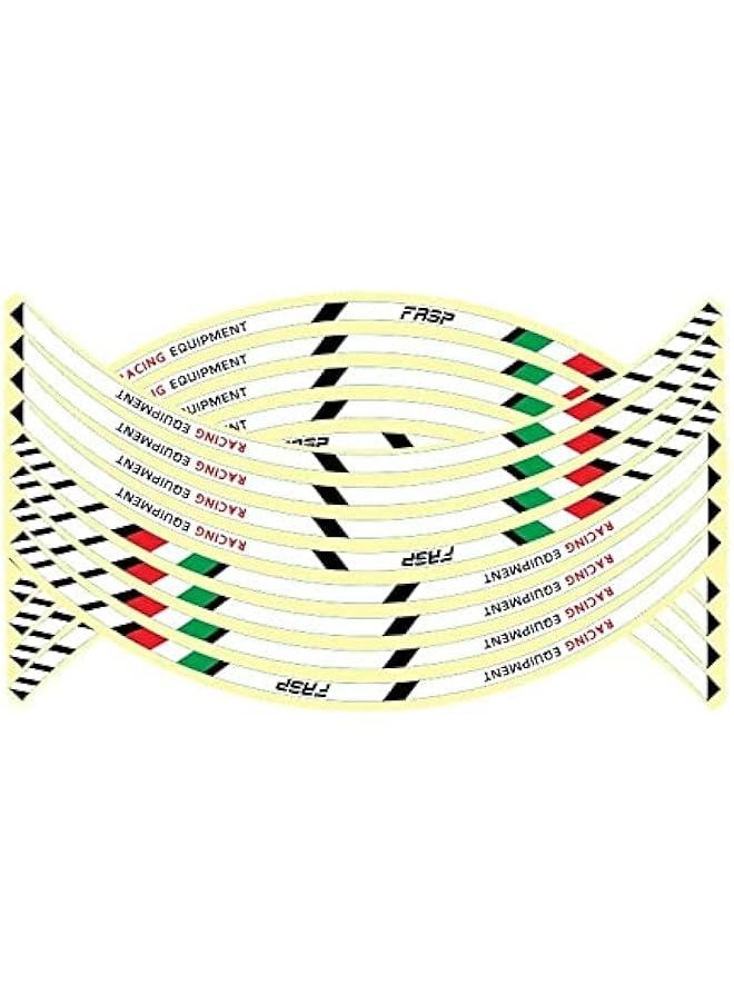 Generic 48Pcs 17/21inch Motorcycle Rim Stripes Decals, Strips Motorcycle Wheel Stickers Car Reflective Rim Tape Motorbike Bicycle Auto Decals Universal  - Image 5