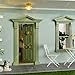 iLAND Classic Wooden Dollhouse Door of 112 Scale Accessories Dollhouse Building Supplies Set of Miniature Door with Trim Handle Knocker Colorable and Realistic for Modern and Antique Doll House - Image 4