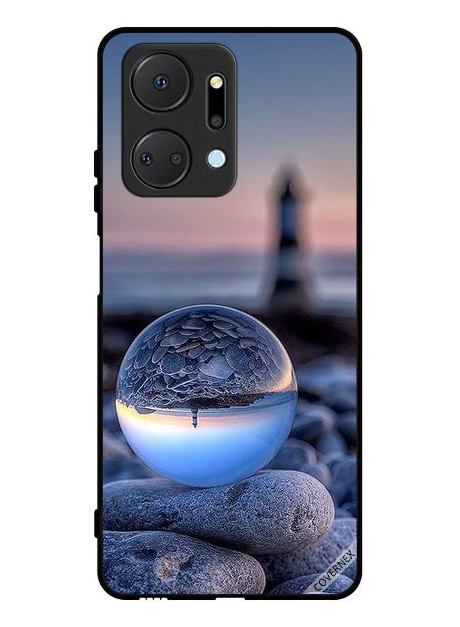 Covernex Protective Case Cover For Honor X7a Awesome Photography Of Nature In Round Glass - Image 1