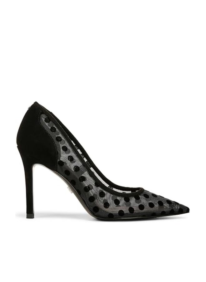 Sam Edelman Women's Hazel Mesh Pump Black Polka Dot 5 Medium - Image 1