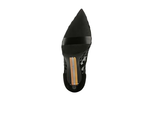 Sam Edelman Women's Hazel Mesh Pump Black Polka Dot 5 Medium - Image 3