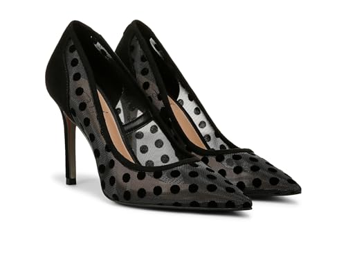 Sam Edelman Women's Hazel Mesh Pump Black Polka Dot 5 Medium - Image 5