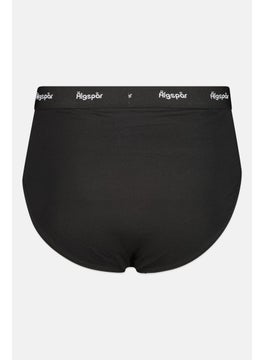 Algspar Men 3 Pcs Brand Logo Boxer Brief Set, Multicolor  - Image 3